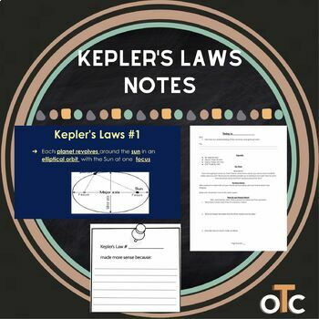 Preview of Kepler's Law Notes
