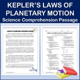 Kepler's Laws of Planetary Motion  - Science Comprehension