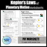 Kepler's Laws of Planetary Motion Astronomy Solar System W