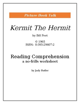 Preview of Kermit the Hermit: Ideas for Conversation