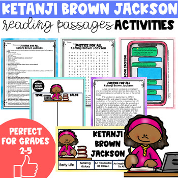 Preview of Ketanji Brown Jackson Activities Supreme Court Justice Black History Passages