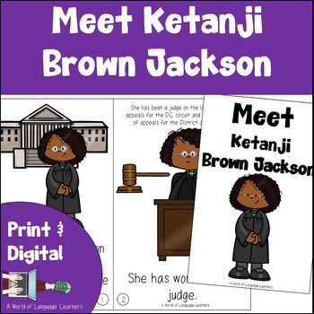 Preview of Ketanji Brown Jackson Book Print and Digital