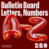 Ketchup Clipart | Bulletin Board Letters and Numbers for C