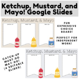 Ketchup, Mustard, and Mayo Google Slides Editable Template