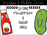 Ketchup and Pickle Time {Editable}