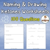 Ketones Worksheets: Naming and Drawing Organic Compounds