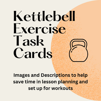 Preview of Kettlebell Exercise Task Cards