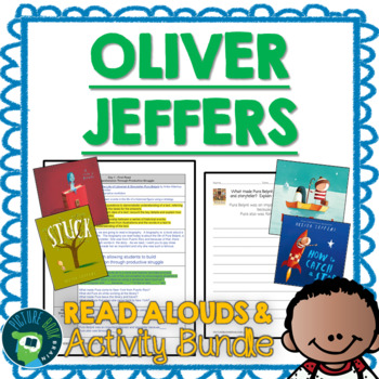 Preview of Oliver Jeffers Author Study Bundle - 6 Weeks of Lesson Plans & Activities