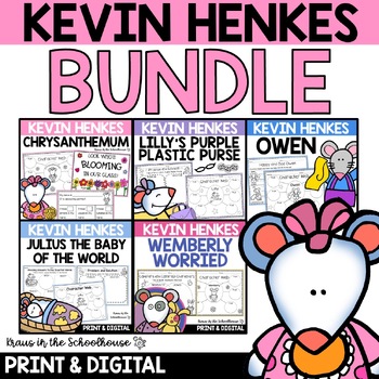 Preview of Kevin Henkes Book Study Activities & Bundle