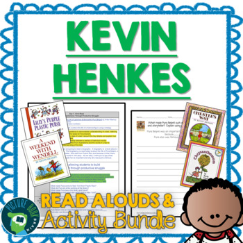 Preview of Kevin Henkes Author Study - Lesson Plans and Google Activities