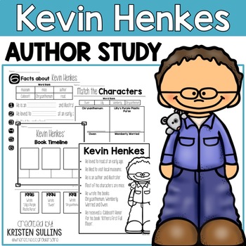 Preview of Kevin Henkes "Click-and-Print" Author Study and Book Study Bundle