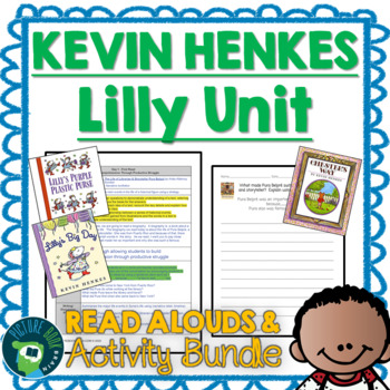 Preview of Kevin Henkes Lilly Books Lesson Plans and Activities