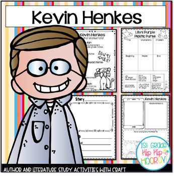 Preview of Kevin Henkes Author Study with Story Reflections and Characters
