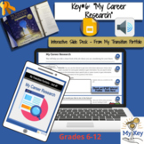 Key #6:  My Career Research -  Interactive Google Slides- 