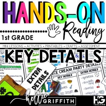 Preview of Key Details in Fiction and Determining Importance Hands-on Reading Comprehension