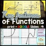 Key Features of Algebraic Function Graphs Activity - print