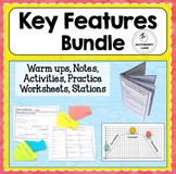 Key Features of Functions BUNDLE Lessons Stations Activity Test