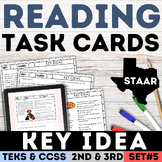 Key Idea Task Cards 2nd 3rd Grade Main Idea Passages Suppo