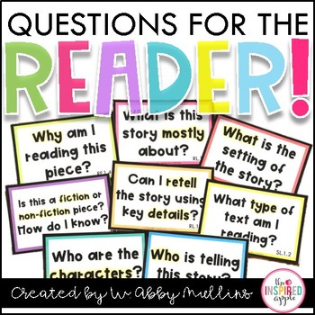 Preview of Key Ideas and Details - Questions to Ask While Reading - ELA Literacy Centers