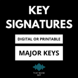 Key Signature Identification (Majors) - Treble and Bass Cl