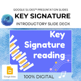 Key Signature Reading for beginning band Google Slides™ pr