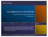 Key Signature vs Accidental student handout