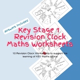 Key Stage 1 Maths Revision Clock Worksheets