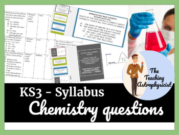 Preview of Key Stage 3 Chemistry- UK syllabus aligned 202 original questions