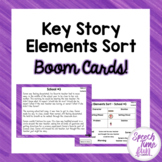 Key Story Elements Sort BOOM CARDS™️