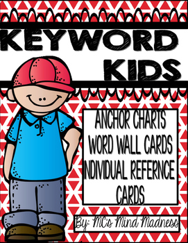 Preview of Math Key Word Kids