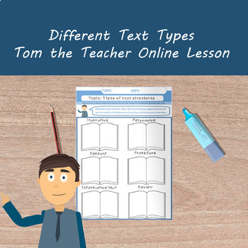 Preview of What are the different types of text structures? activity and video