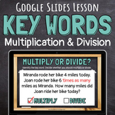 Key Words in Multiplication and Division Word Problems Goo