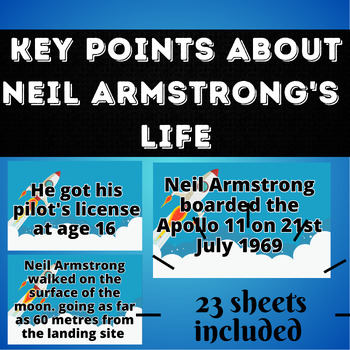 Preview of Key points of Neil  Armstrong's life