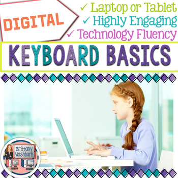 Preview of Digital Typing Skills with Keyboard Basics Learn & Practice the Keyboard Layout