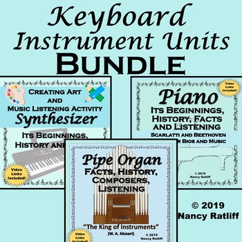 Preview of Keyboard Instrument Units Bundle - Pipe Organ, Piano, Synthesizer