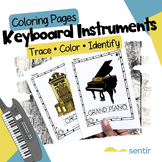 Keyboard Instruments Worksheets – Coloring & Tracing Pages for Music Class