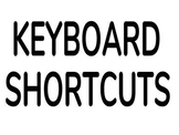 Keyboard Shortcuts Bulletin Board
