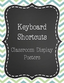 Keyboard Shortcuts Classroom Display Posters