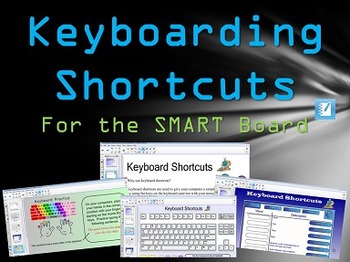 Preview of Keyboard Shortcuts Interactive Practice for the SMART Board