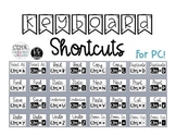 Keyboard Shortcuts for PC