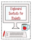 Keyboard Shortcuts for Students