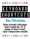 Keyboard Shortcuts for Windows