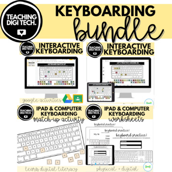 Preview of Keyboarding BUNDLE - iPad & Computer Typing Practice Activities ACTDIK001 / ICT