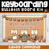 Keyboarding Christmas Gingerbread Bulletin Board Kit Compu