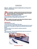 Keyboarding (Data Processing) Lesson Project