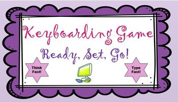 Preview of Keyboarding Games - Ready, Set, Go Game!