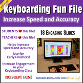 Keyboarding Practice Typing Fun Lesson | Computer Applicat
