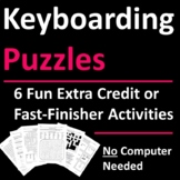 Keyboarding Skills Fun Puzzle Activities