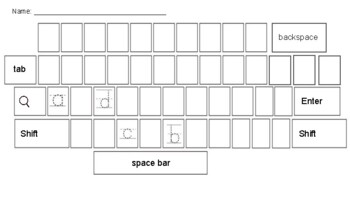 Preview of Keyboarding Unplugged - Learning the Keyboard - alphabetical order