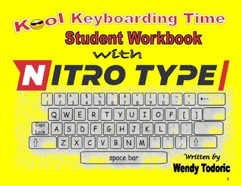 Preview of Keyboarding Workbook with Nitrotype for Kids of All Ages!